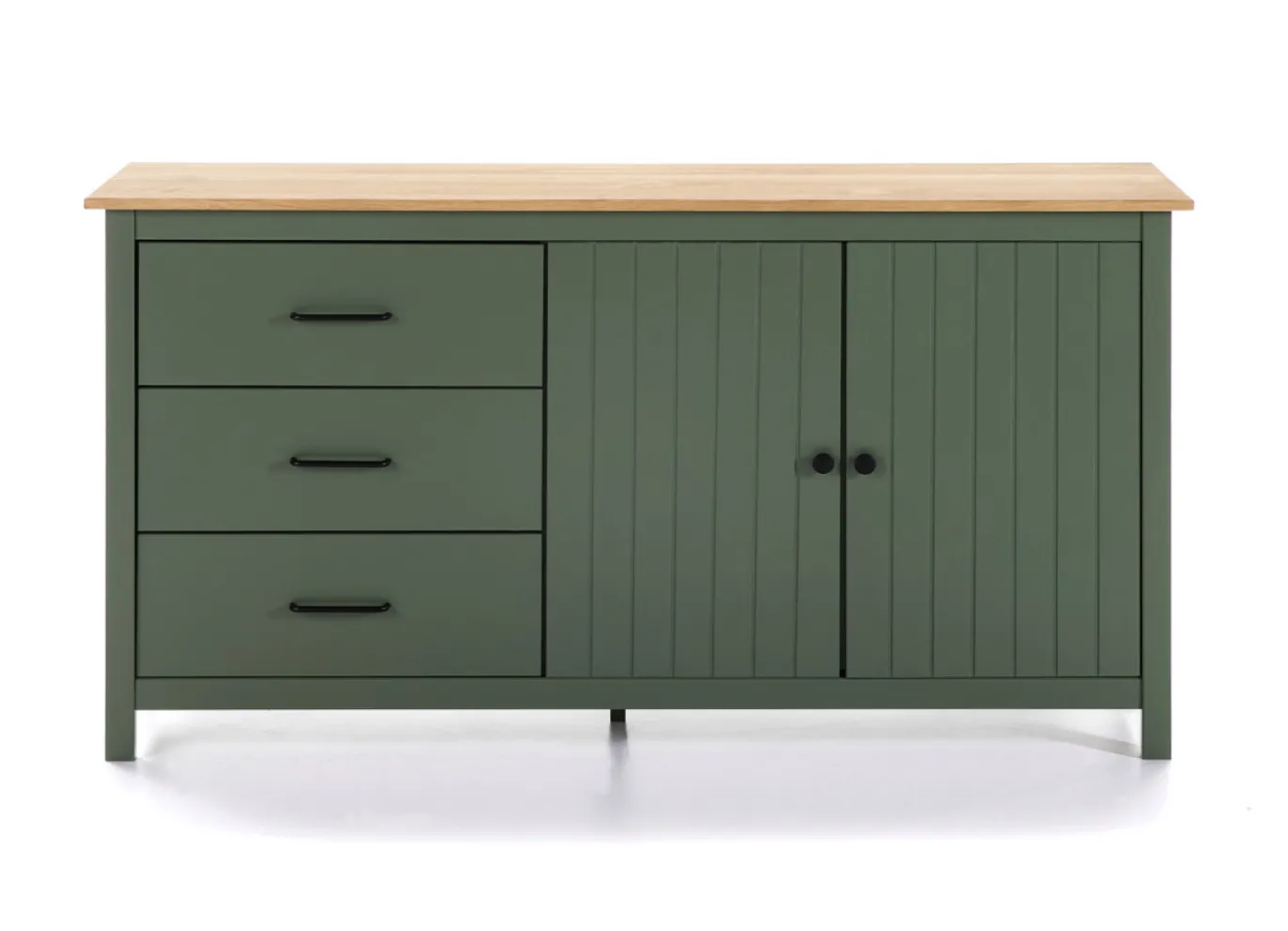 Dressoir Miranda 2d3L Groen Wax - Giga Meubel