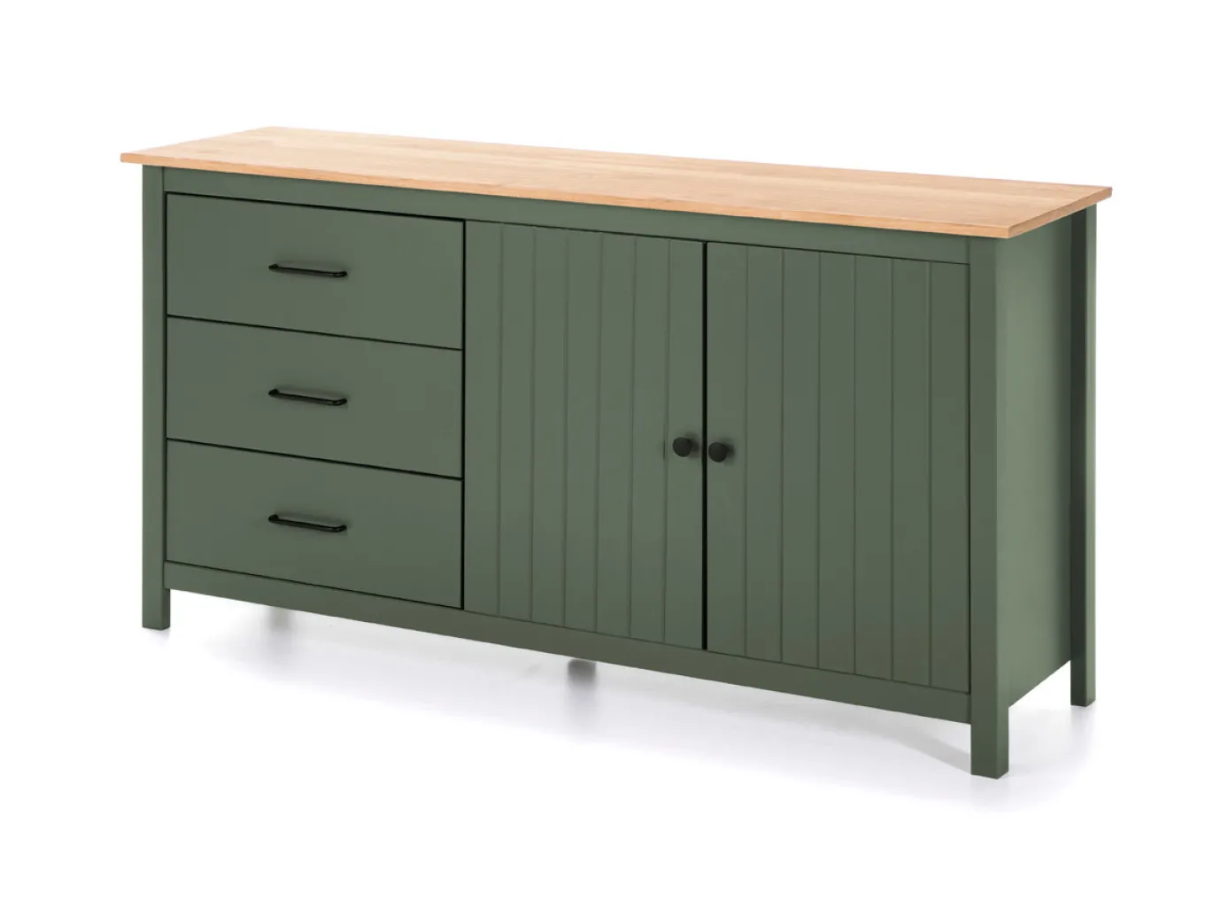Dressoir Miranda 2d3L Groen Wax - Giga Meubel