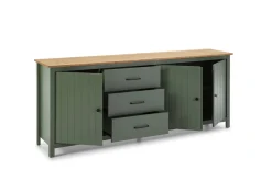 Dressoir Miranda 3d3L Groen wax - Giga Meubel