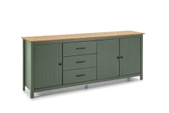 Dressoir Miranda 3d3L Groen wax - Giga Meubel