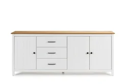 Dressoir Miranda 3d3L Wit Wax - Giga Meubel