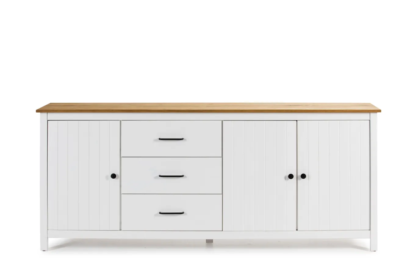 Dressoir Miranda 3d3L Wit Wax - Giga Meubel