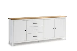Dressoir Miranda 3d3L Wit Wax - Giga Meubel