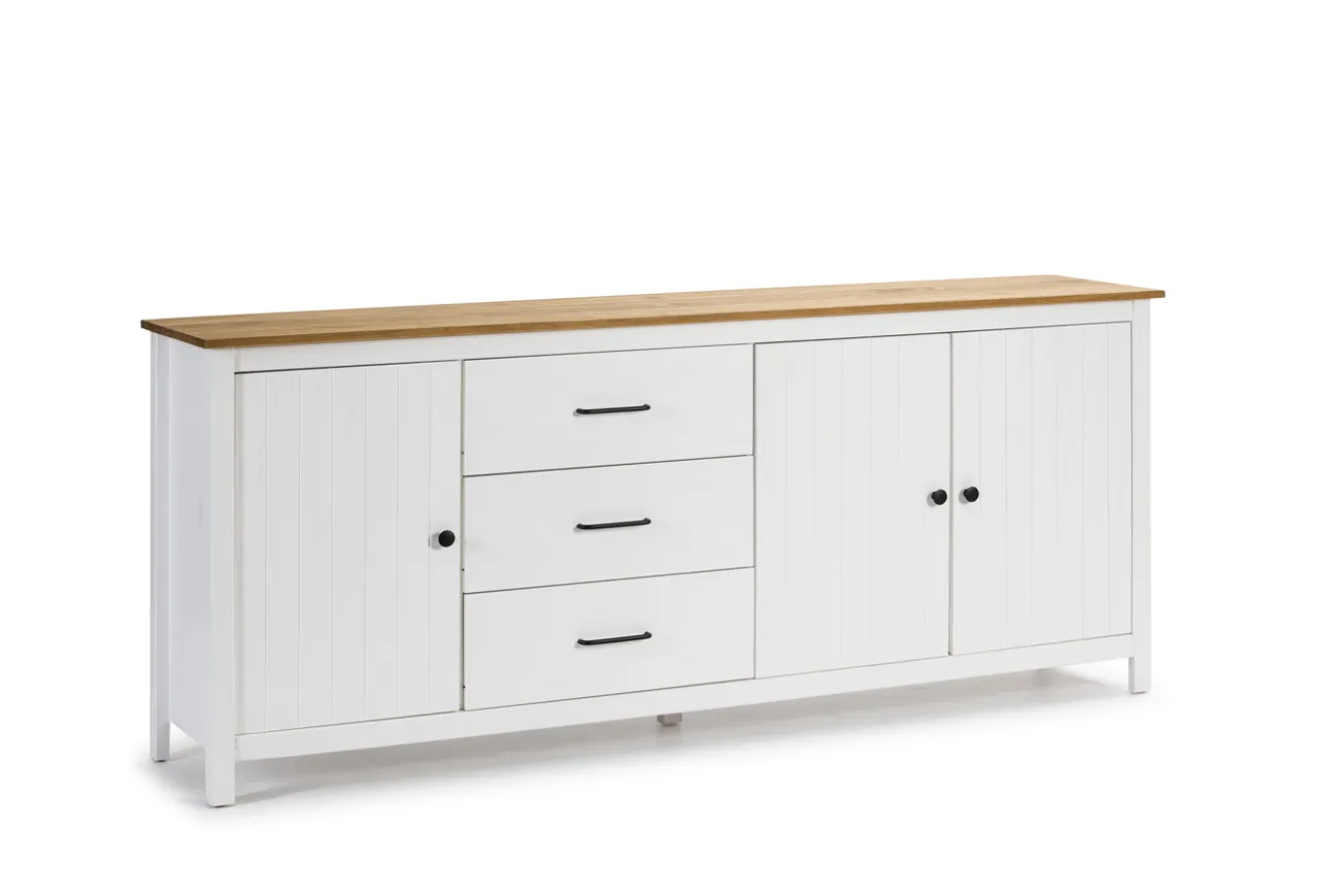 Dressoir Miranda 3d3L Wit Wax - Giga Meubel