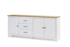 Dressoir Miranda 3d3L Wit Wax - Giga Meubel
