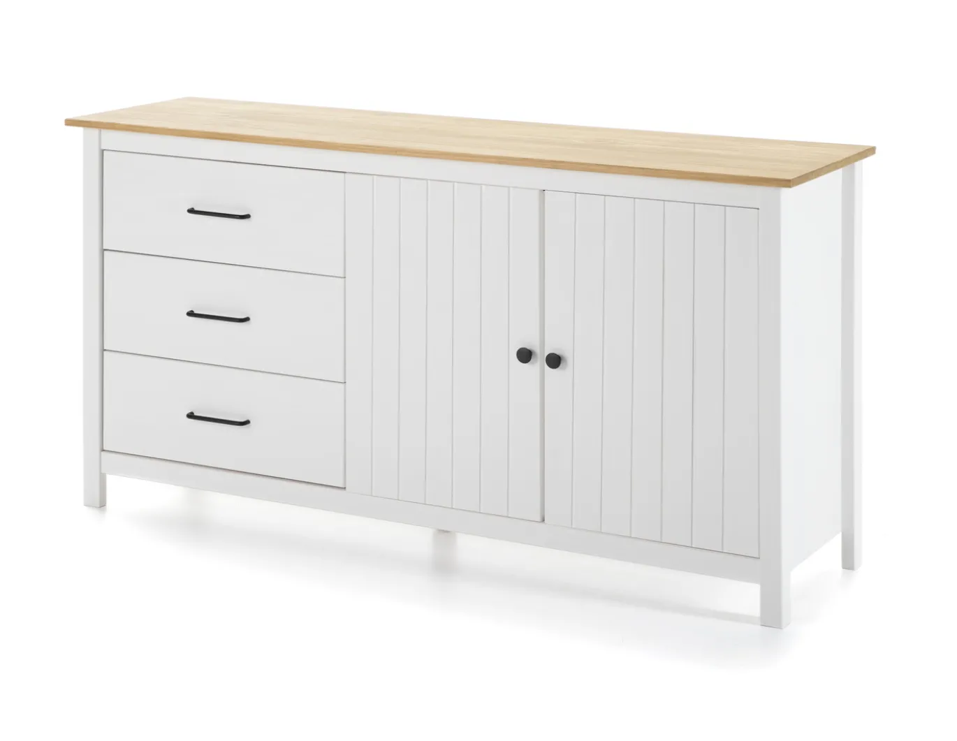 Dressoir Miranda 2d3L Wit Wax - Giga Meubel