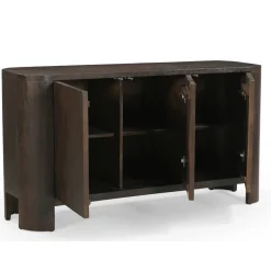 Dressoir Mitchel Walnoot 150cm Mangohout - Giga Meubel