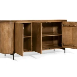 Dressoir Mokka Lichtbruin 180cm - Giga Meubel