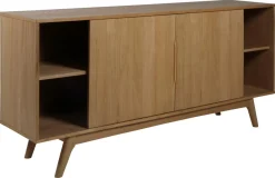 Dressoir Mylla Eikenfineer Naturel 180cm - Giga Living