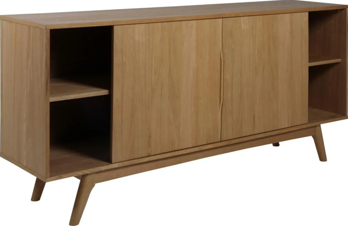 Dressoir Mylla Eikenfineer Naturel 180cm - Giga Living
