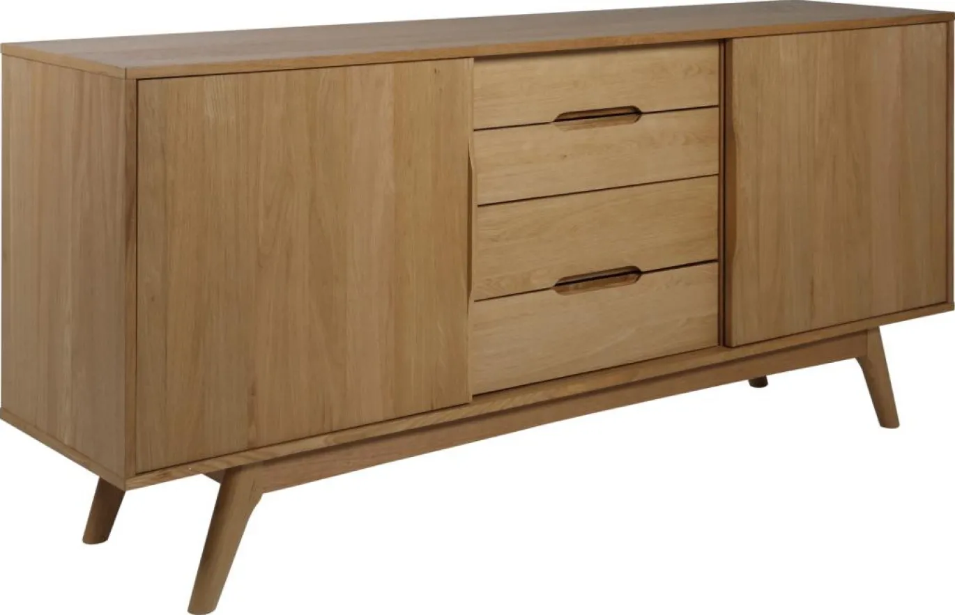 Dressoir Mylla Eikenfineer Naturel 180cm - Giga Living