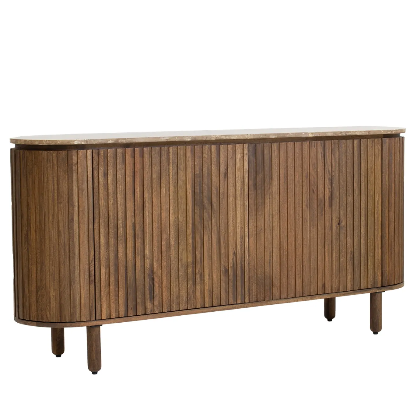 Dressoir Myra Travertin Bruin 175cm - Giga Meubel