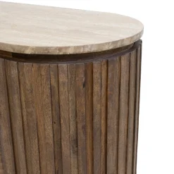 Dressoir Myra Travertin Bruin 175cm - Giga Meubel