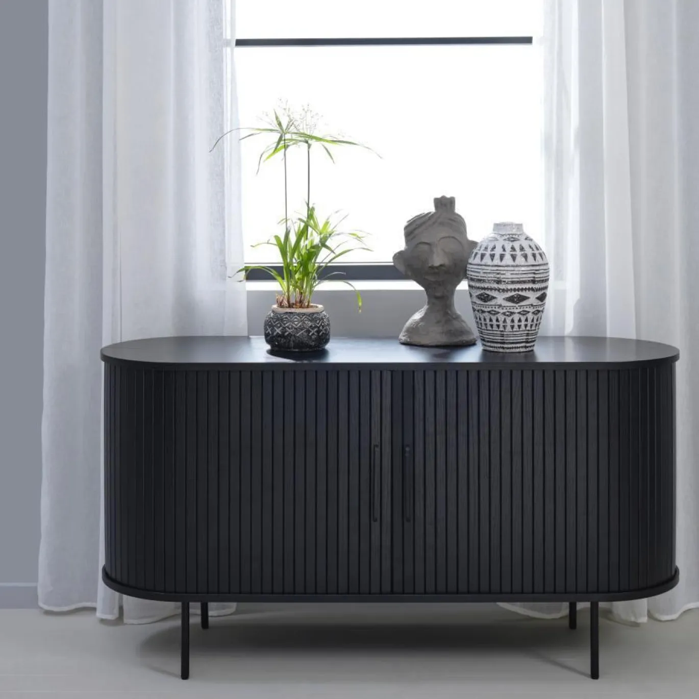 Dressoir Nola Zwart - Giga Living