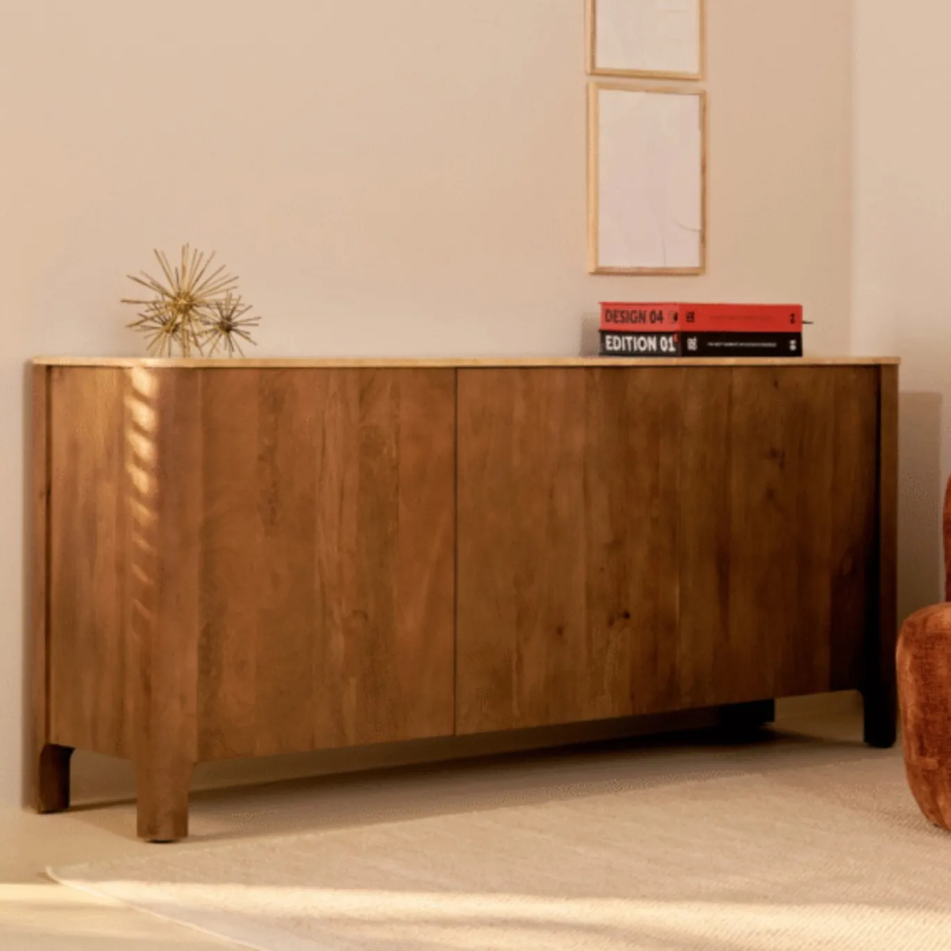 Dressoir Nova Bruin 180cm - Giga Meubel