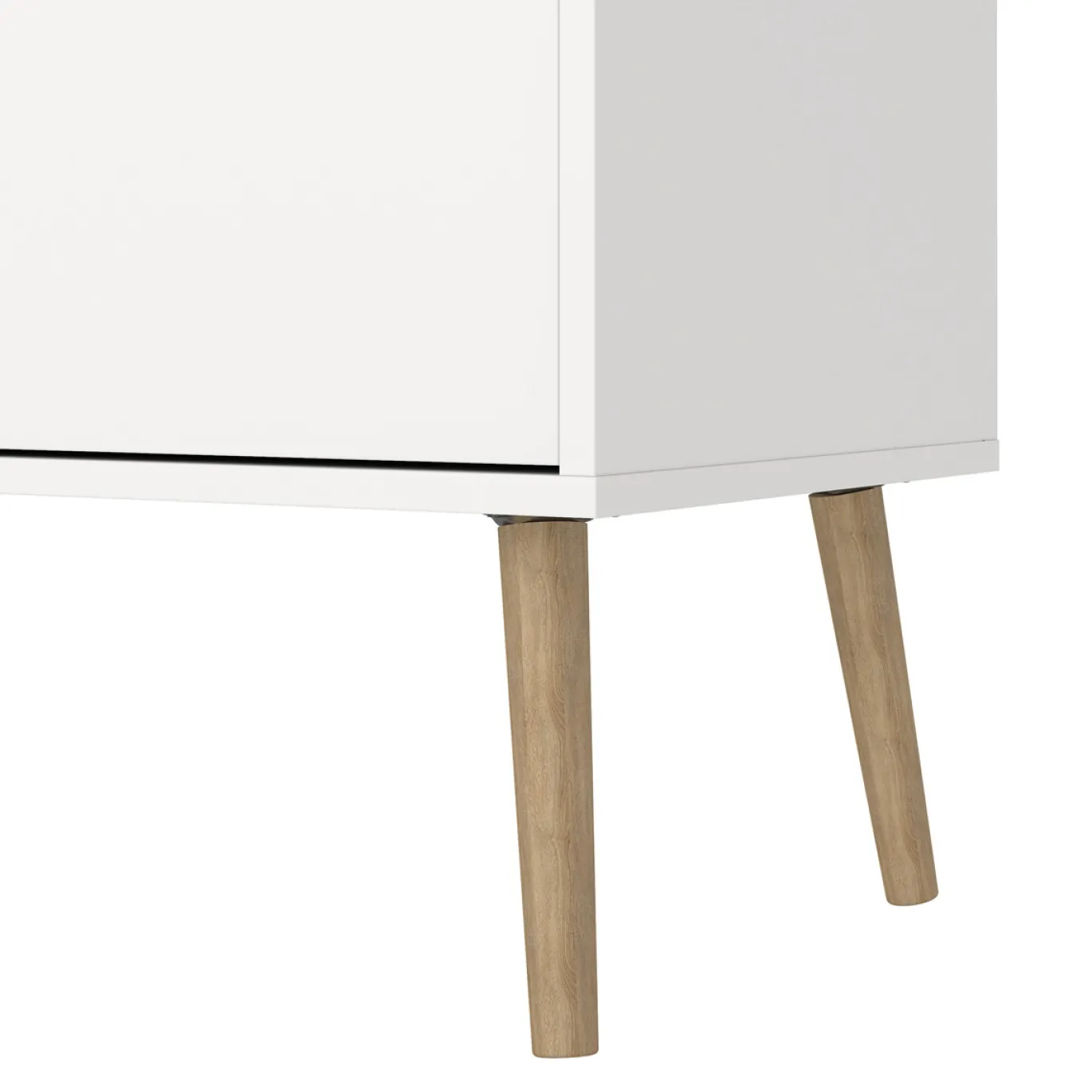 Dressoir Oslo Wit/Naturel 196cm - Giga Living