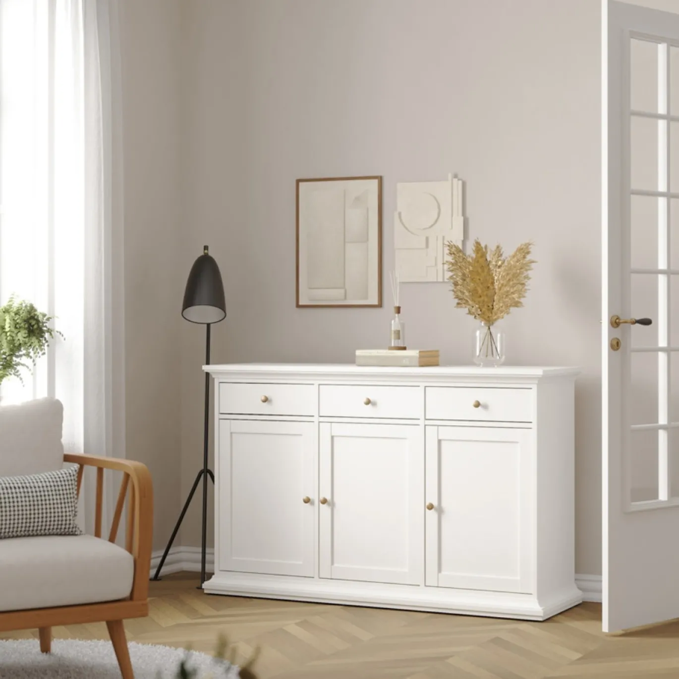 Dressoir Paris Wit - Giga Living