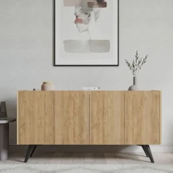 Dressoir Pekin Melamine Naturel 150cm