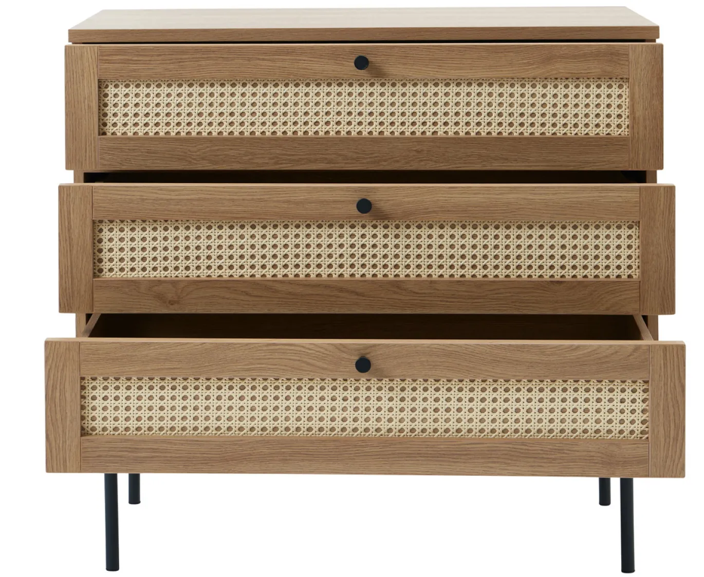 Dressoir Pensacola Naturel 3-Lades - Giga Living