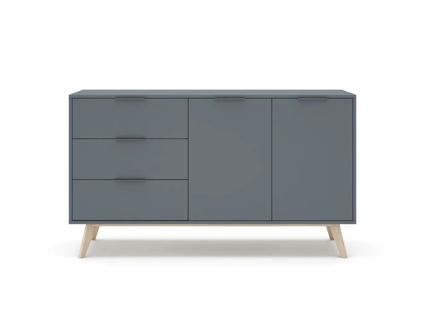 Dressoir Pisco 2d3L Khaki Groen/wit Wax - Giga Meubel