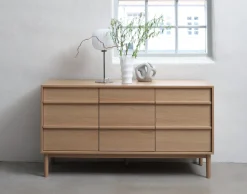 Dressoir Ponza Dressoir Naturel Eiken 140cm - Giga Living