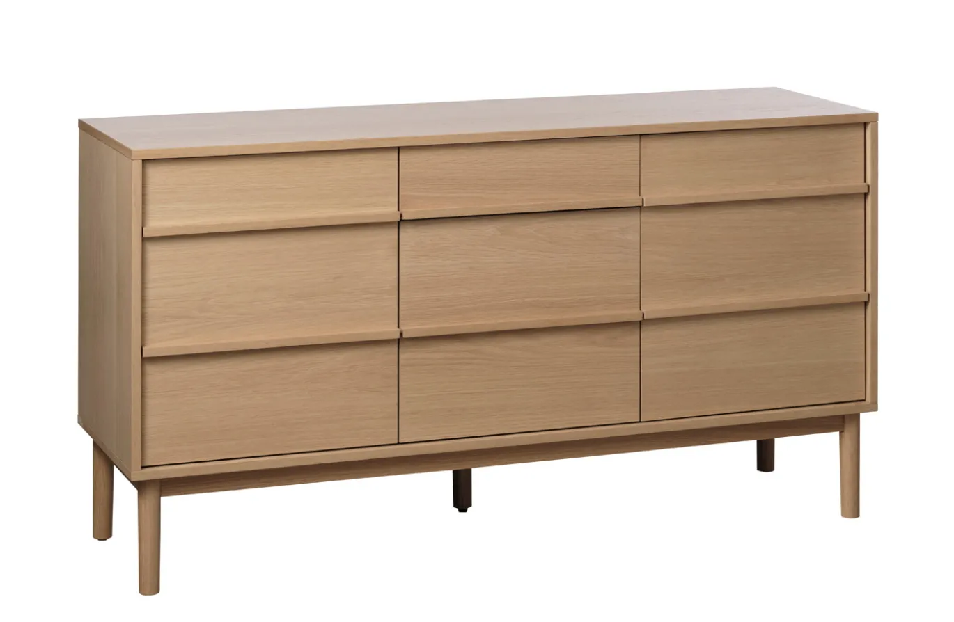 Dressoir Ponza Dressoir Naturel Eiken 140cm - Giga Living
