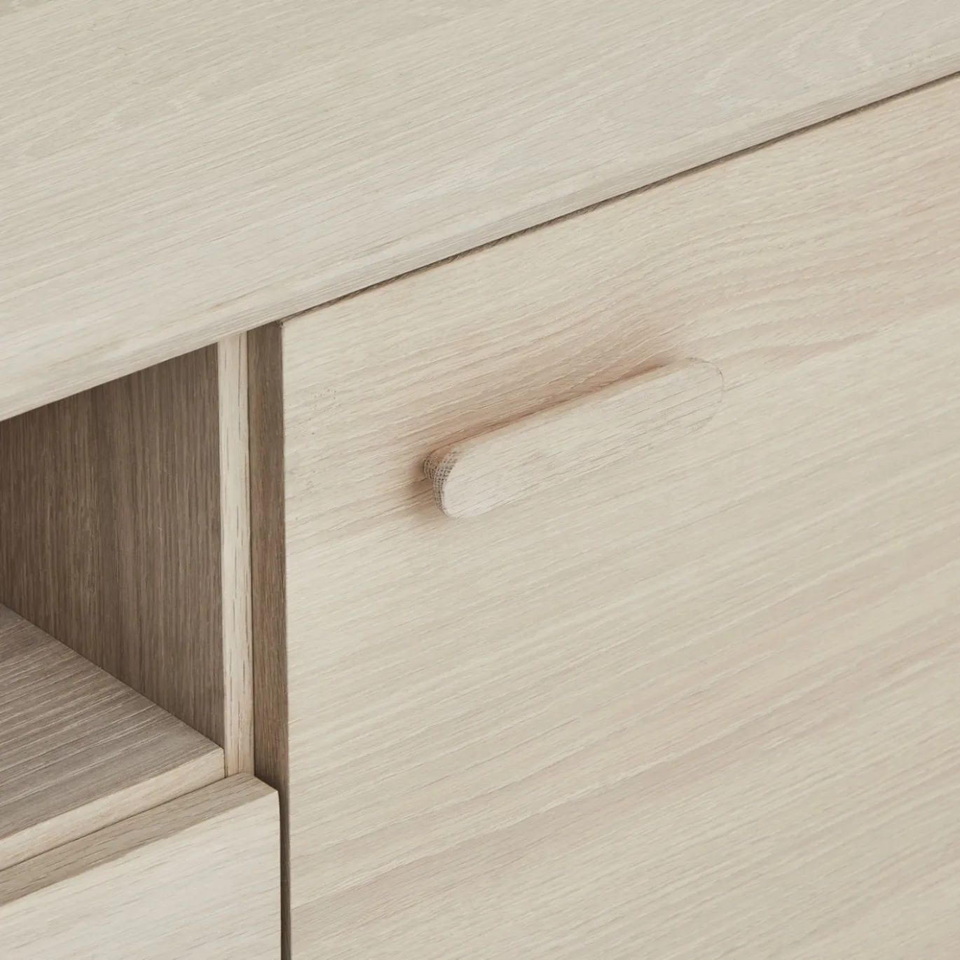 Dressoir Porto 3-Deurs Naturel Eiken - Giga Meubel