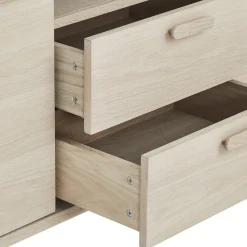 Dressoir Porto 3-Deurs Naturel Eiken - Giga Meubel
