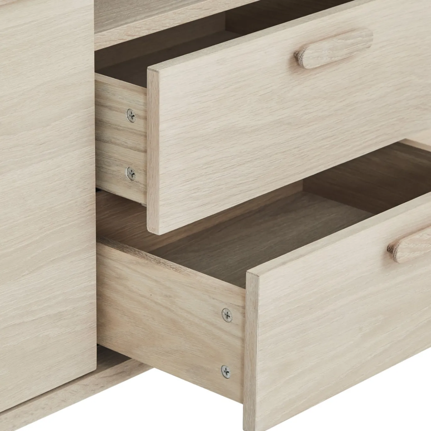 Dressoir Porto 3-Deurs Naturel Eiken - Giga Meubel