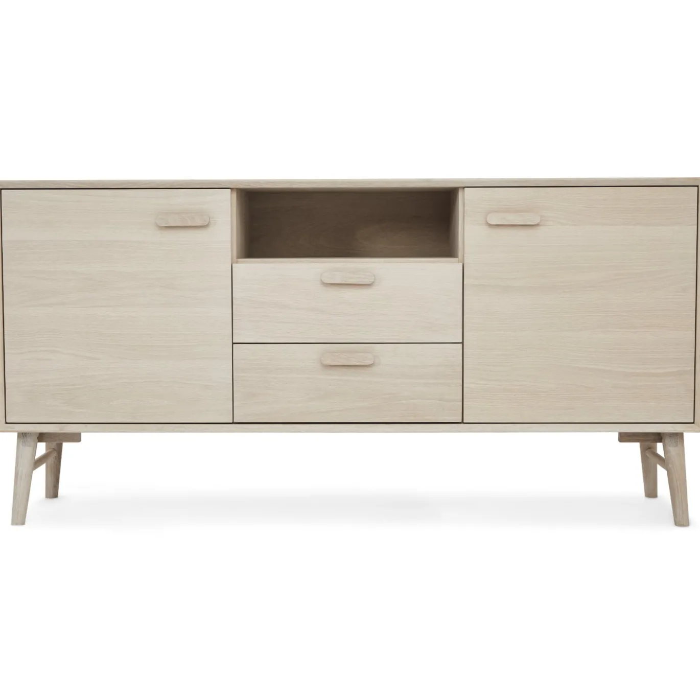 Dressoir Porto 3-Deurs Naturel Eiken - Giga Meubel