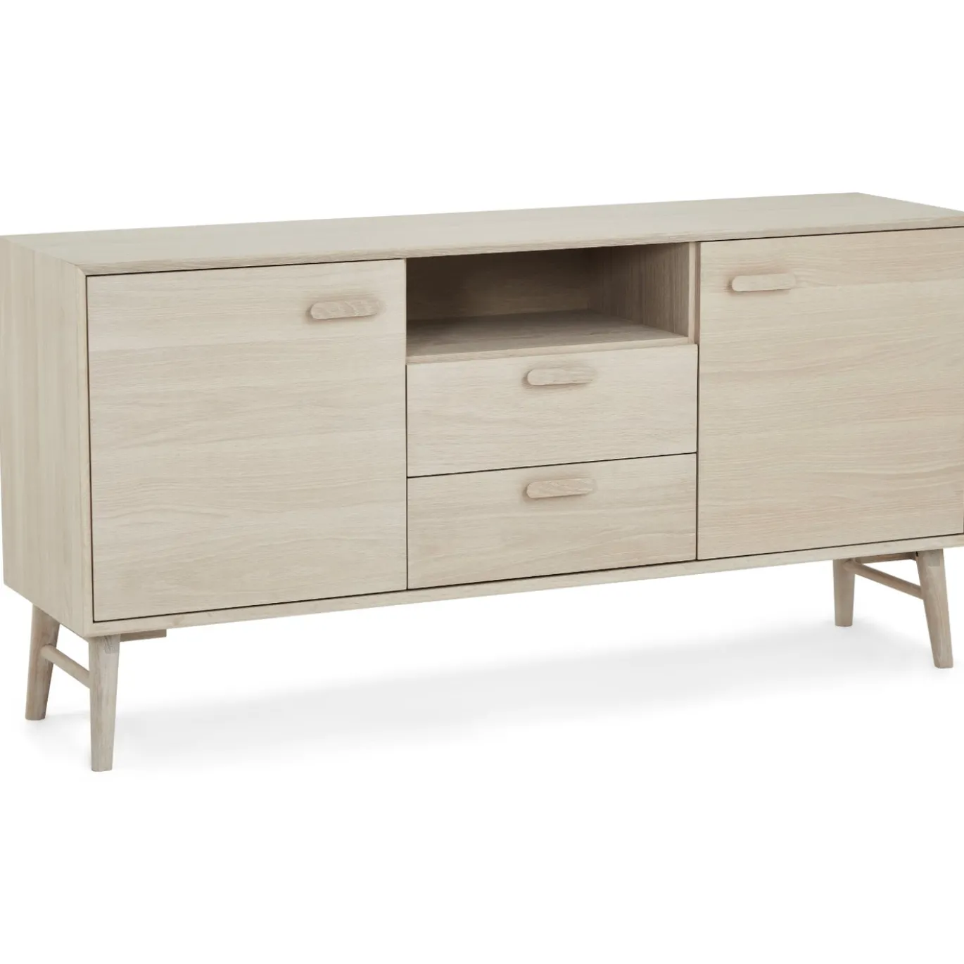Dressoir Porto 3-Deurs Naturel Eiken - Giga Meubel