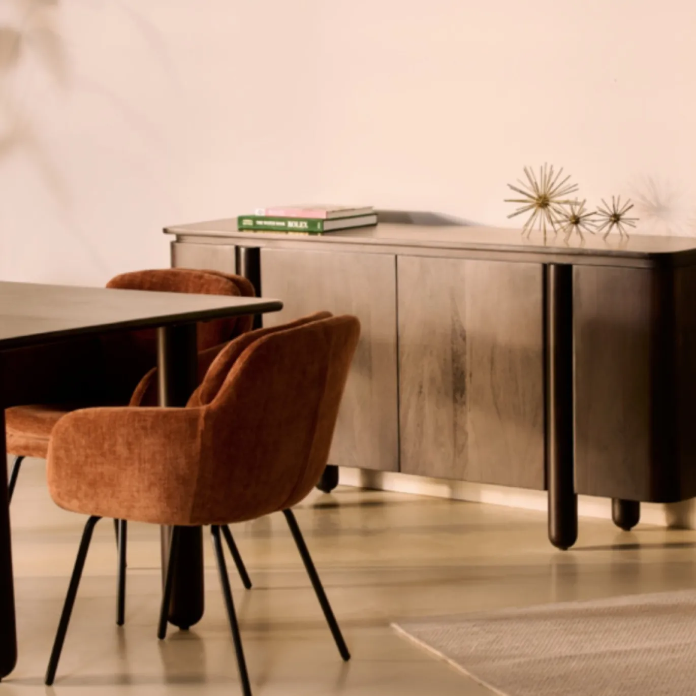 Dressoir Rondo Donkerbruin 175cm - Giga Meubel