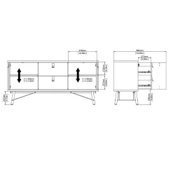 Dressoir Ry Jackson Hickory - Giga Living