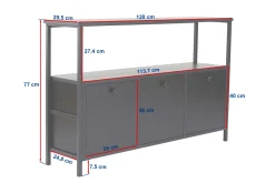 Dressoir Solace Naturel 120cm