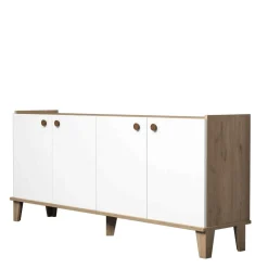 Dressoir Sumer Melamine Eiken Wit