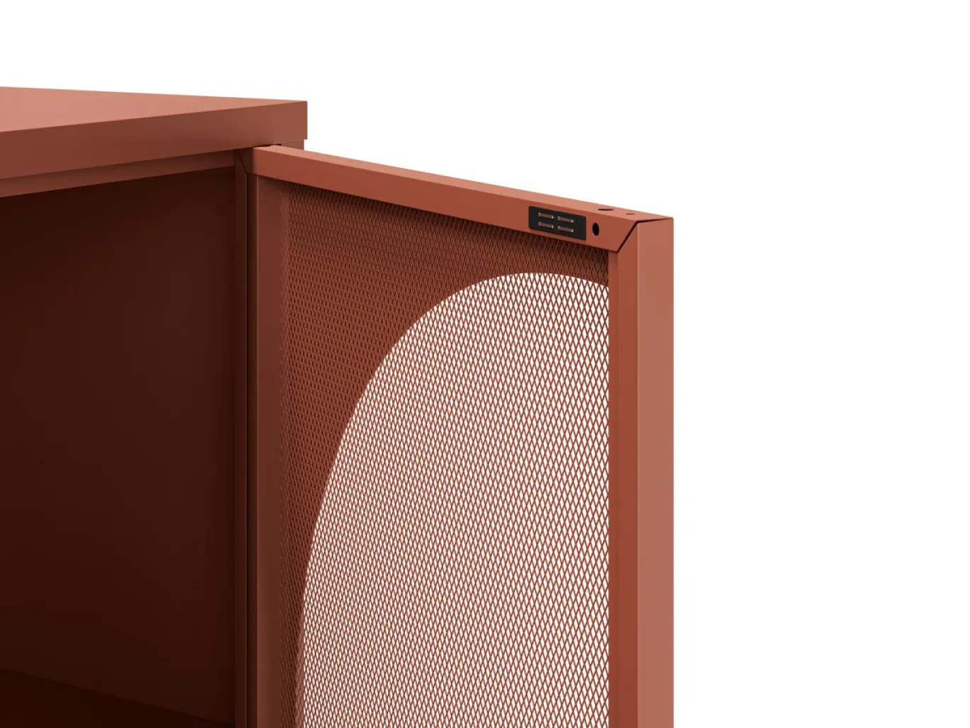 Dressoir Tayra 4d 160cm Terracotta - Giga Meubel