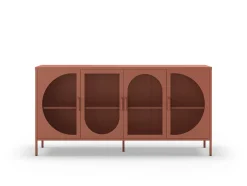 Dressoir Tayra 4d 160cm Terracotta - Giga Meubel