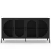 Dressoir Tayra 4d 160cm Zwart - Giga Meubel