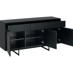 Dressoir Tokyo 3-Deurs Zwart - Giga Meubel