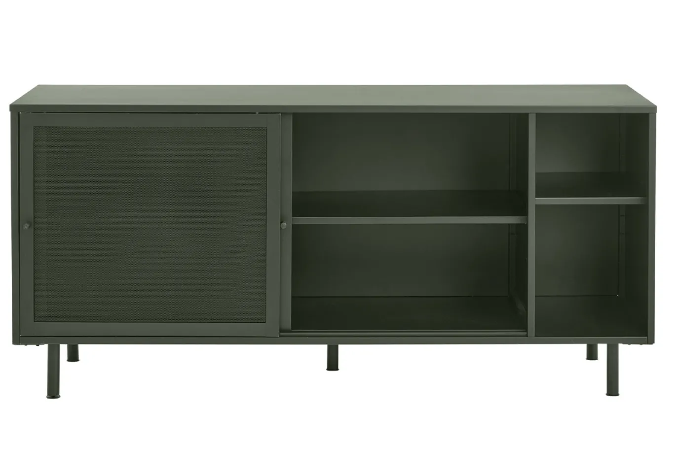 Dressoir Veep Olijfgroen Metaal 160cm - Giga Living