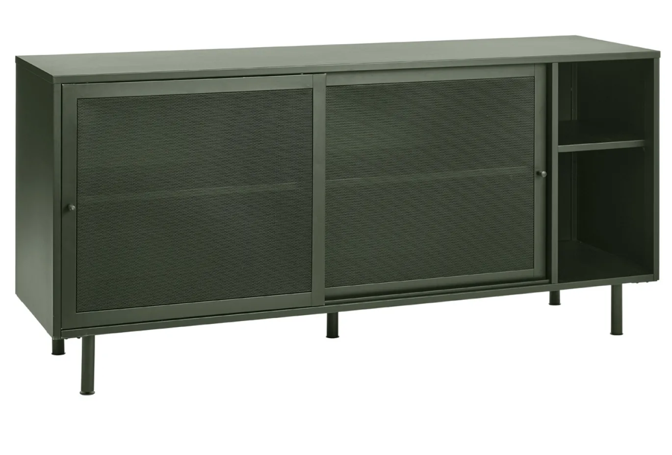 Dressoir Veep Olijfgroen Metaal 160cm - Giga Living