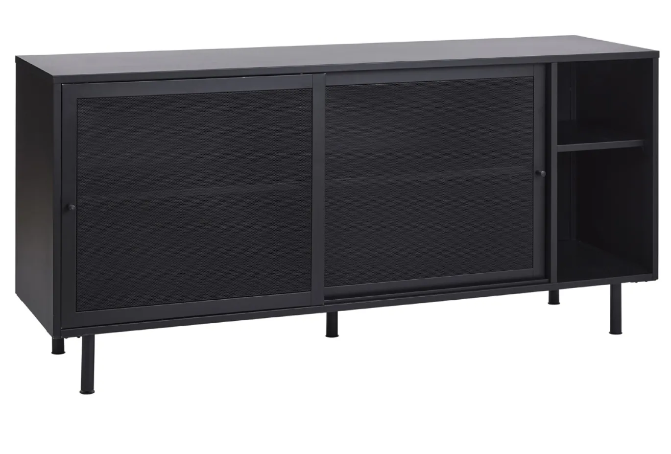 Dressoir Veep Zwart Metaal 160cm - Giga Living