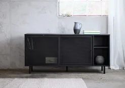 Dressoir Veep Zwart Metaal 160cm - Giga Living