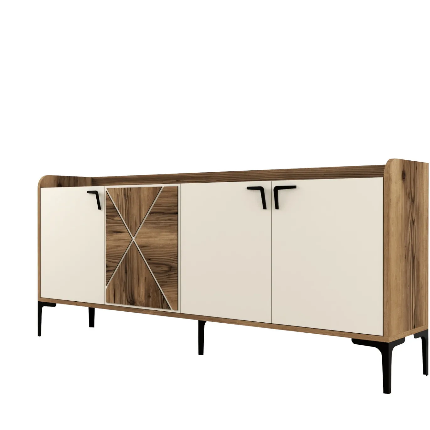 Dressoir Venedik Melamine Crème 180cm