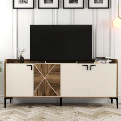 Dressoir Venedik Melamine Crème 180cm
