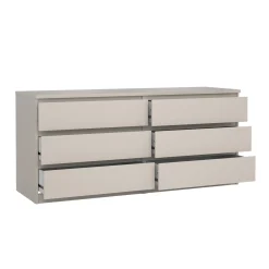 Dressoir Ylva Dubbel 6-Lades Cashmere - Giga Living