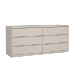 Dressoir Ylva Dubbel 6-Lades Cashmere - Giga Living