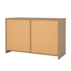 Dressoir Ylva met 1 Schuifdeur + 3 lades Hickory - Giga Living