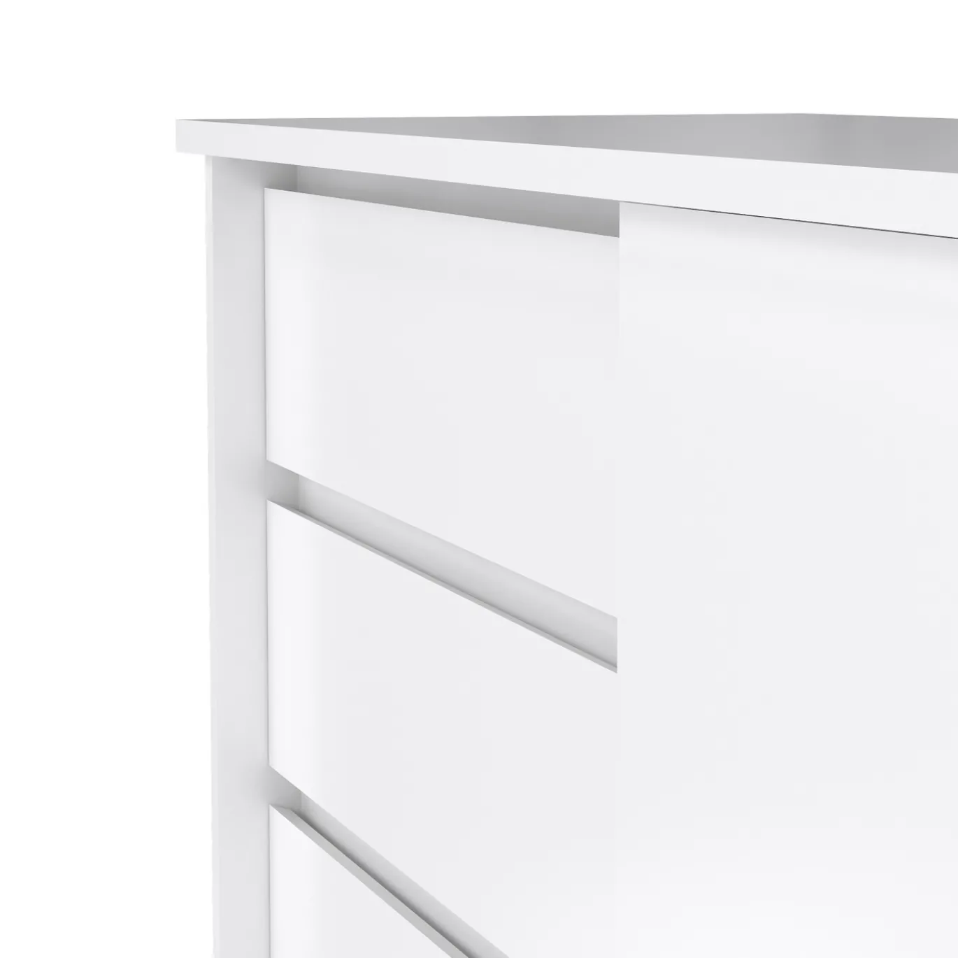 Dressoir Ylva met 1 Schuifdeur + 3 lades Wit Hoogglans - Giga Living