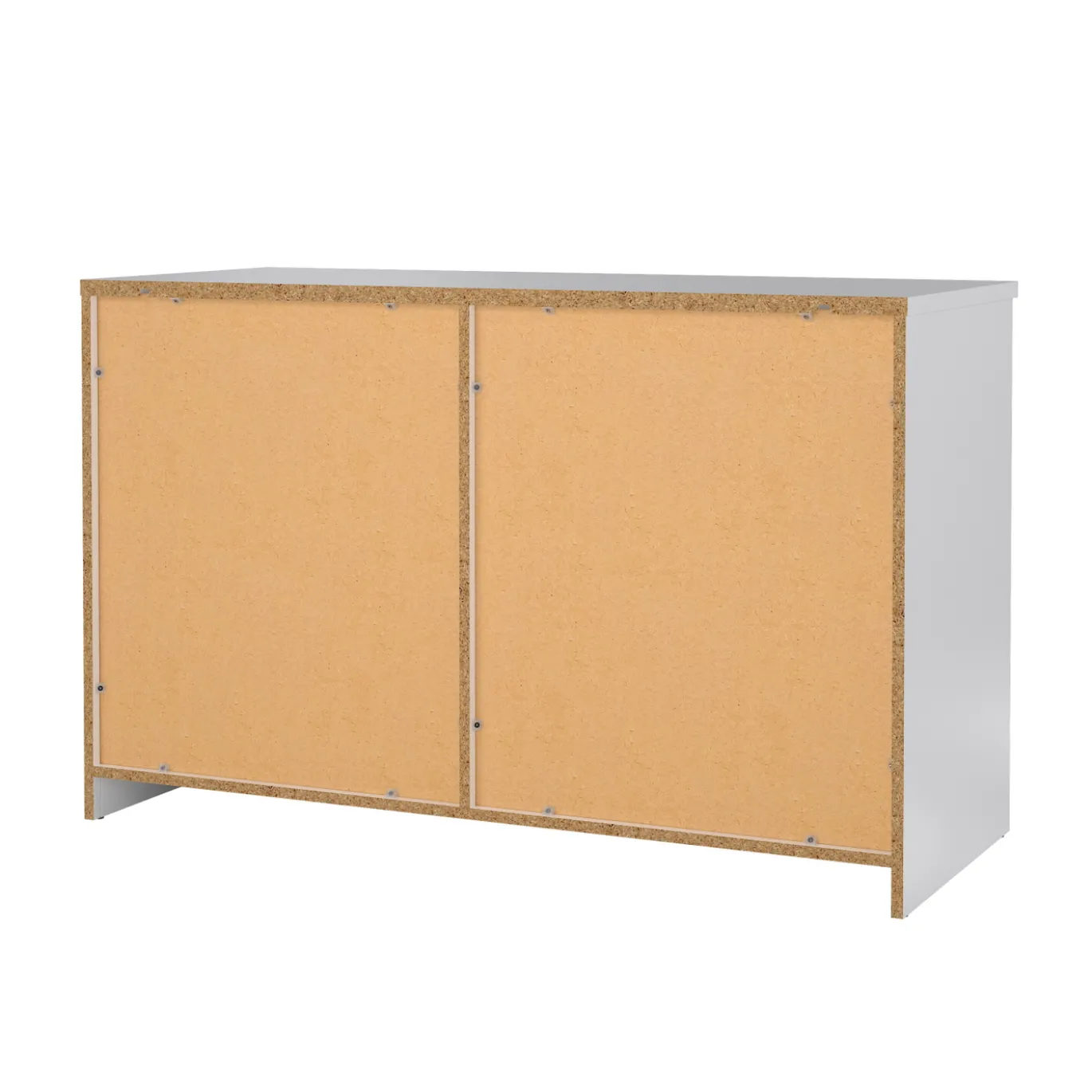 Dressoir Ylva met 1 Schuifdeur + 3 lades Wit Hoogglans - Giga Living